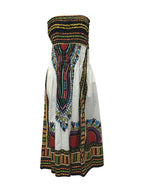 Convertible Dashiki Midi Dress or Maxi Skirt