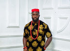 Mateo Men Nigerian Wedding Bead Necklace and Bracelet