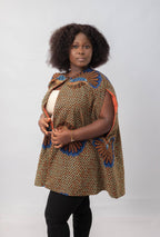 Ina Ankara Cape Style Coat