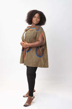 Ina Ankara Cape Style Coat