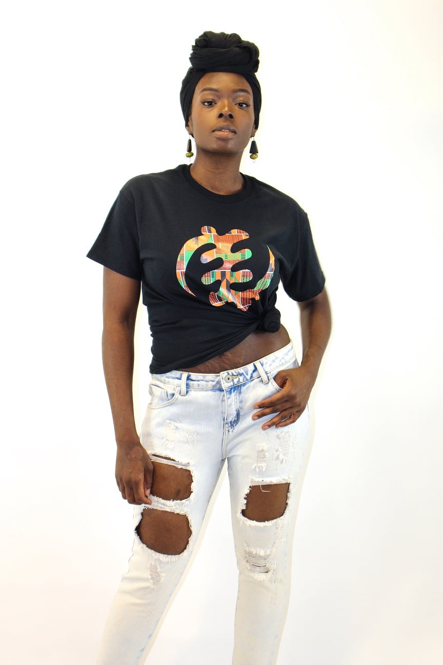 His & Hers Gye Nyame Adinkra Symbol T-Shirt