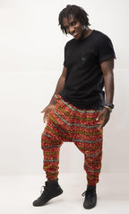 Stylish Puleng African Print Harem Low Crotch Trousers
