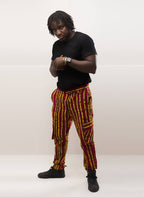 Shani African Print Combat Trousers