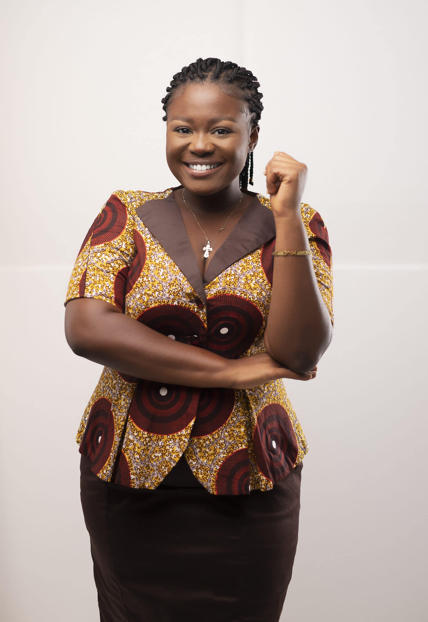 Afia African Two-Piece Skirt Set