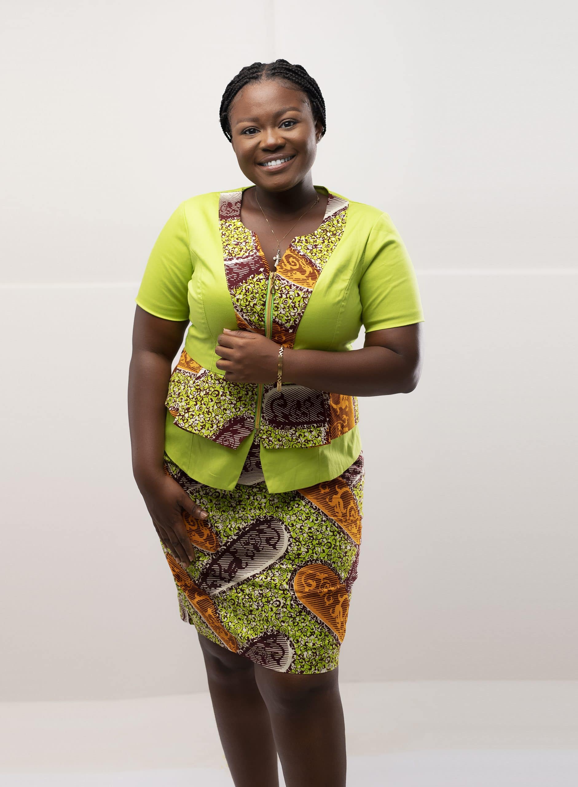 Ajua African Two-Piece Skirt Set