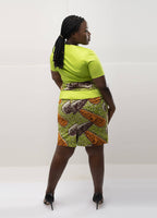 Ajua African Two-Piece Skirt Set