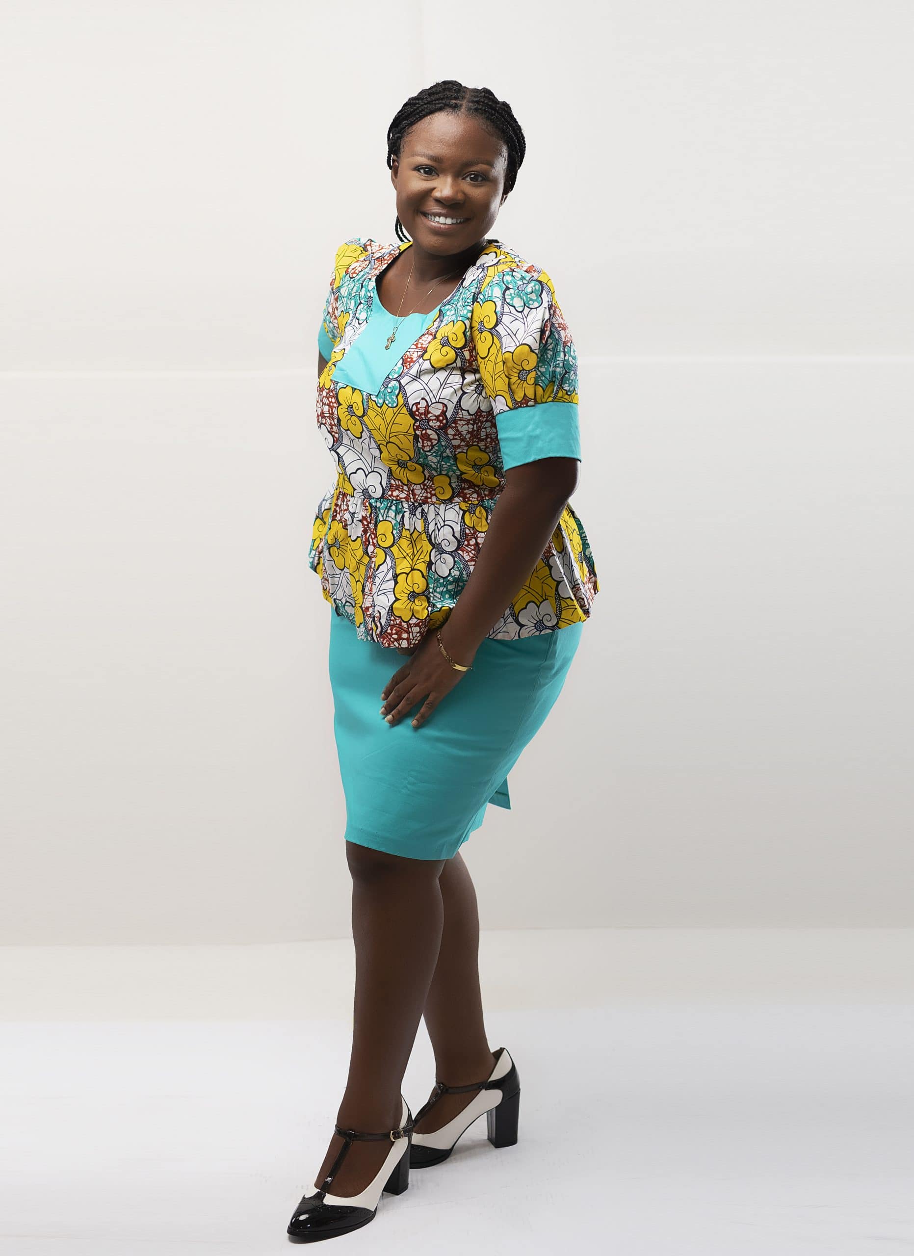 Ajo African Two-Piece Skirt Set