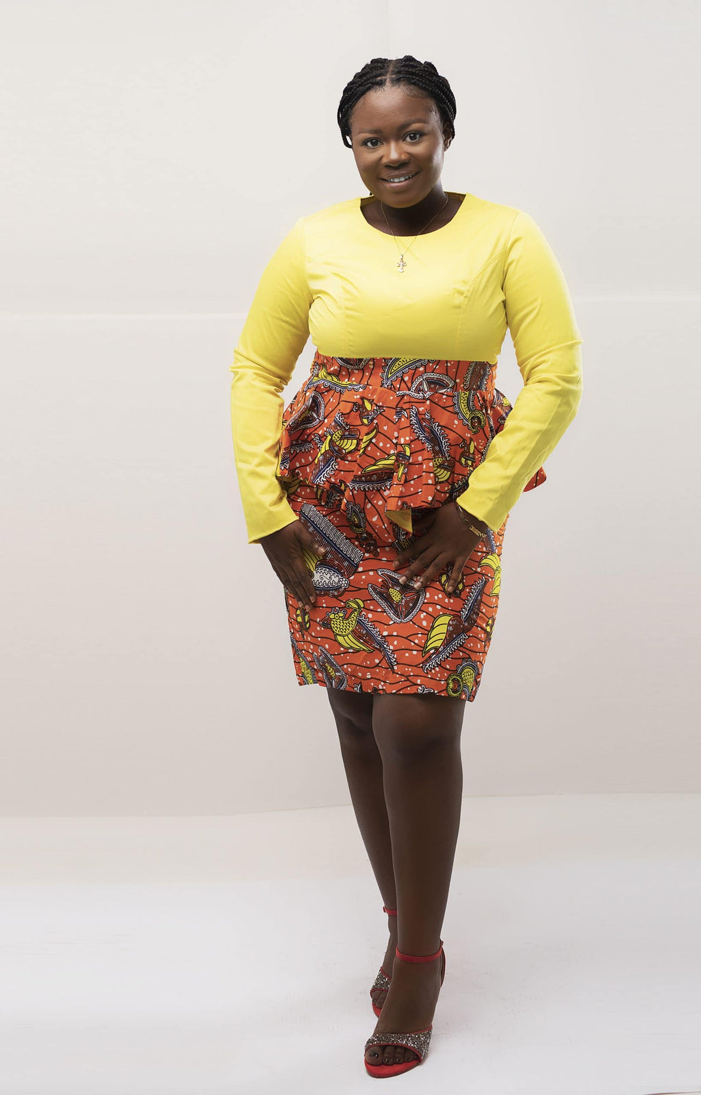 Haniah Ankara Two-Piece Skirt Set