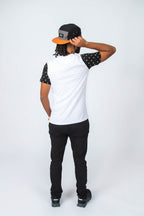 Origin and Tribe Royal Gold Dust Faux Leather Men Tee
