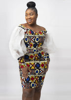 Kehinde Illusion Bodycon Elegant Dress