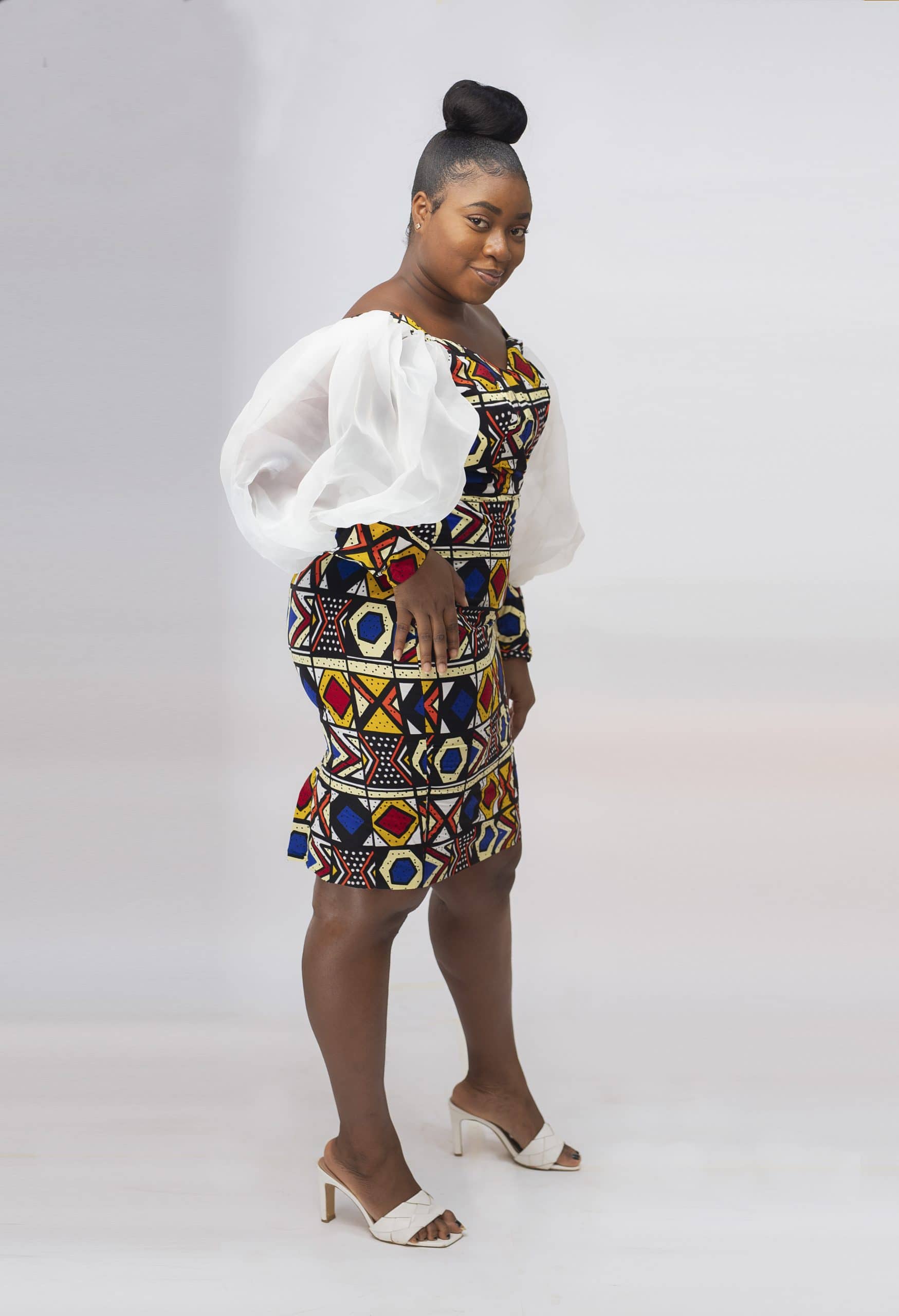 Kehinde Illusion Bodycon Elegant Dress