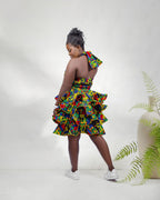 Ankara Knee Dress