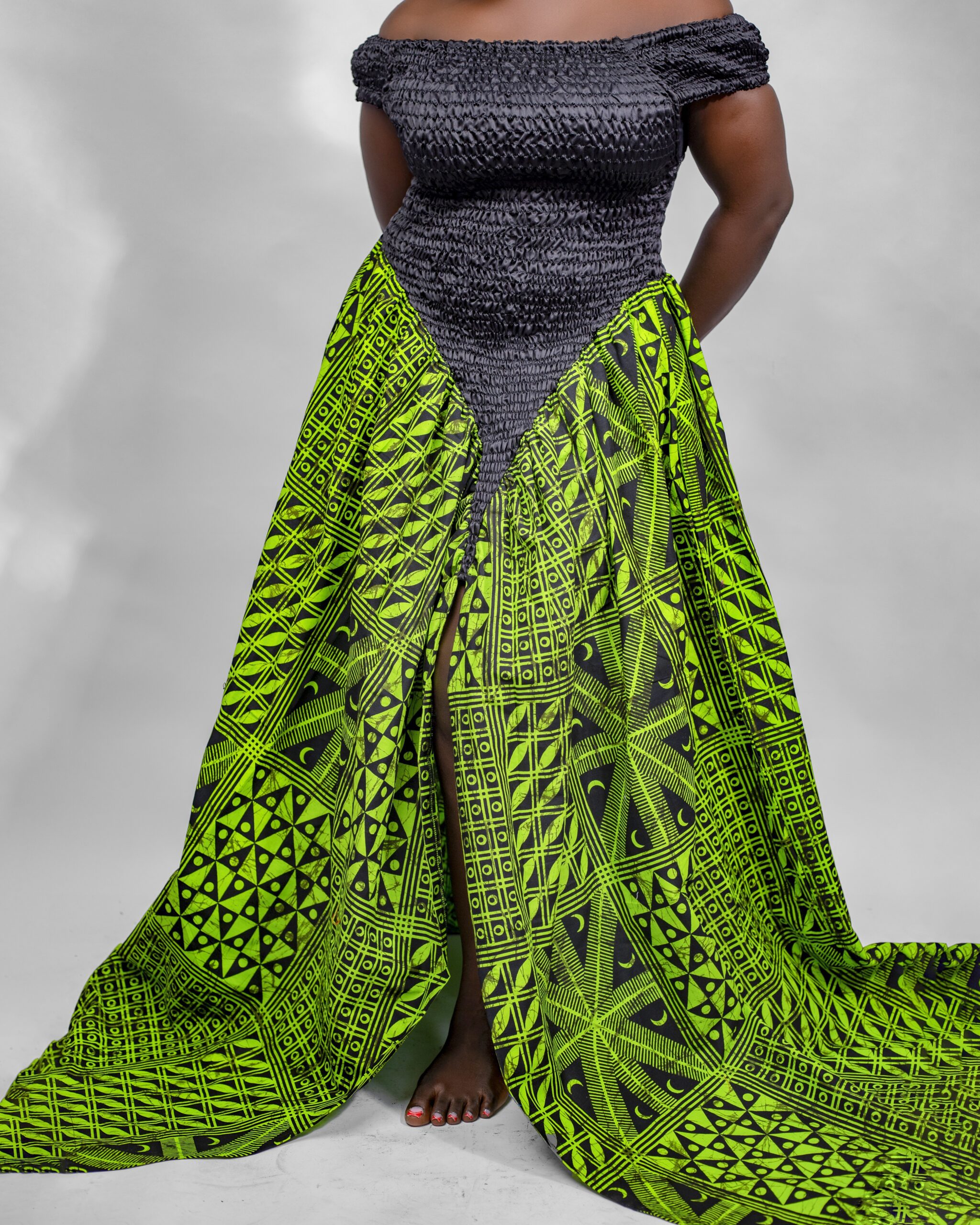 Elegant African Gown