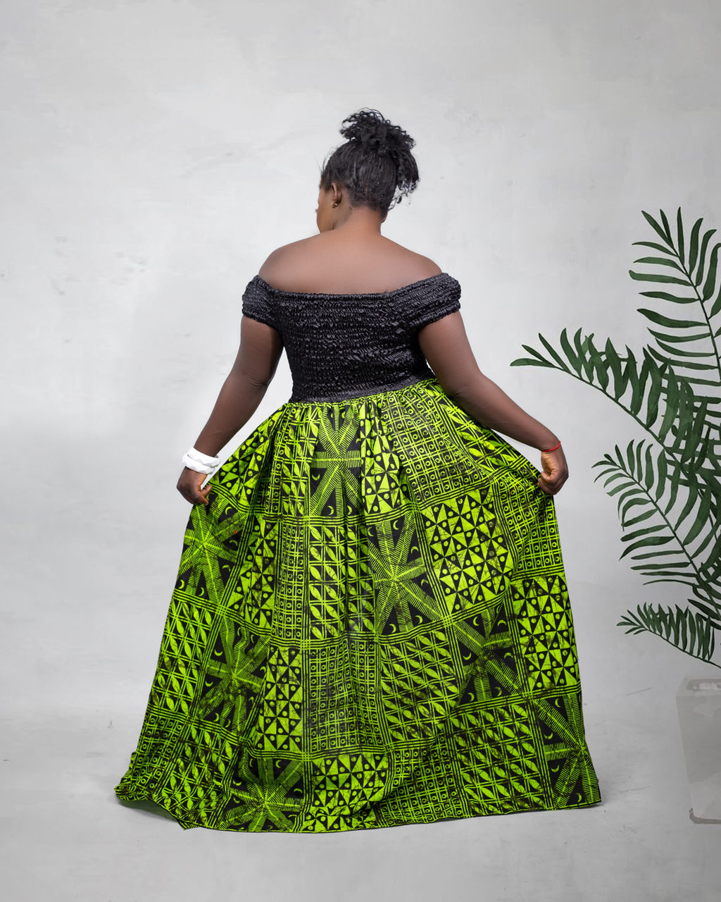 Elegant African Gown