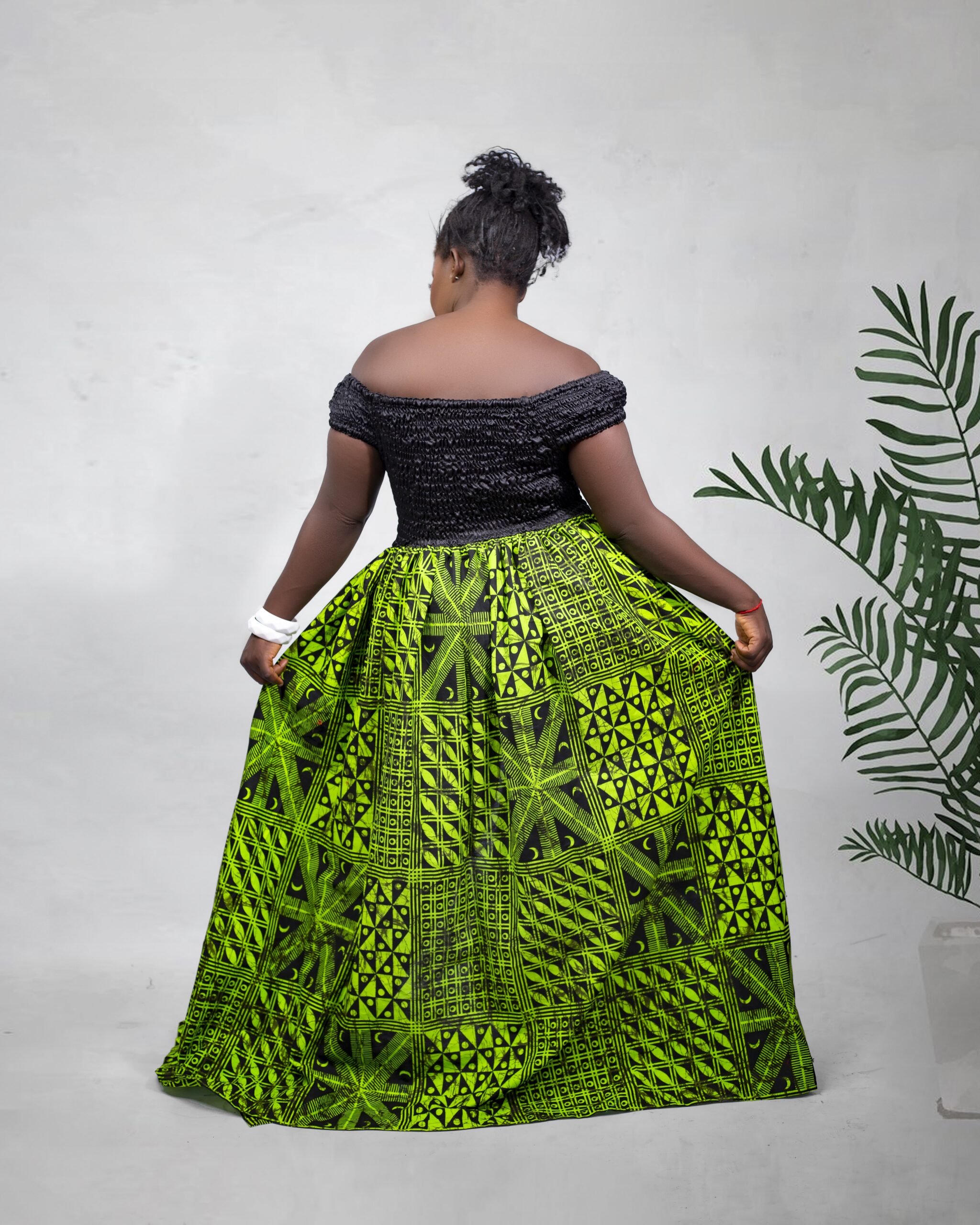 Elegant African Gown