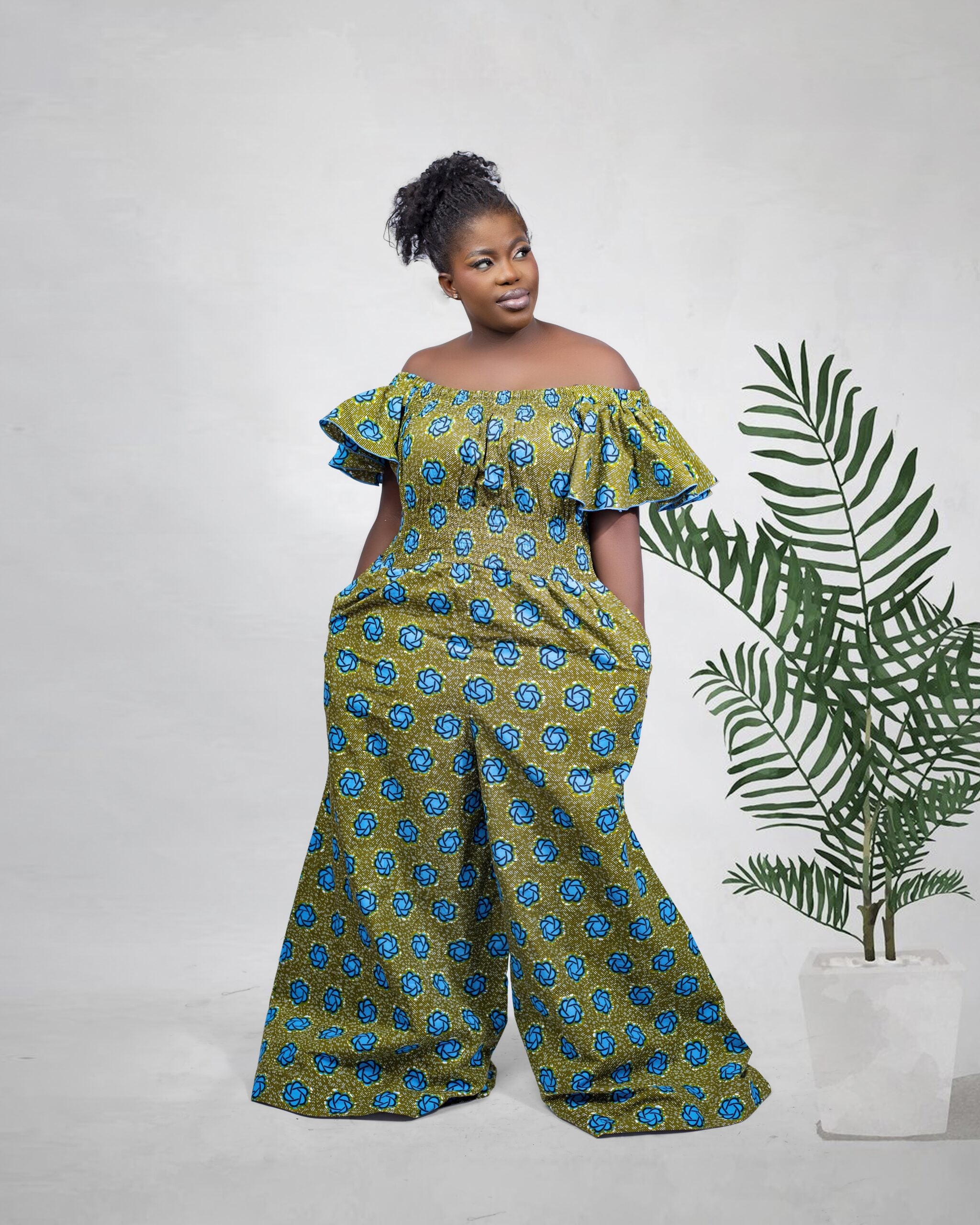 Flutter Sleeve Jumpsuit