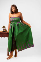 Daphni Ankara Maxi Slit Dress