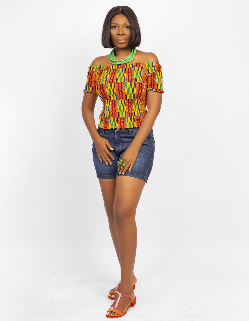 African Print Top - Tira