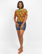 African Print Top - Tira