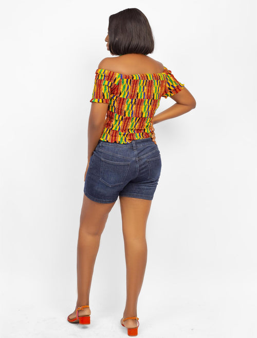 African Print Top - Tira