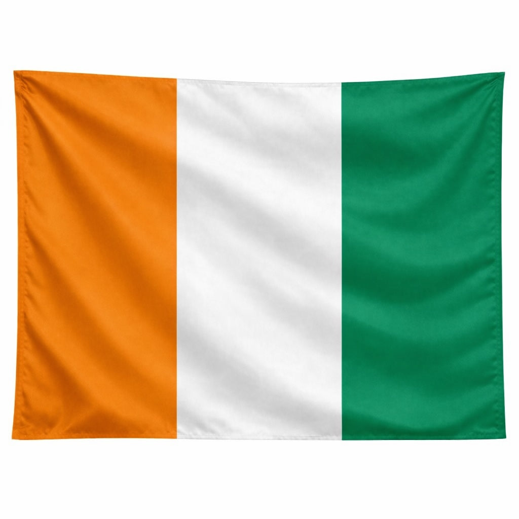Ivory Coast National Flag – Large, Medium Handheld & Tabletop Mini Flag Options