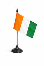 Ivory Coast National Flag – Large, Medium Handheld & Tabletop Mini Flag Options
