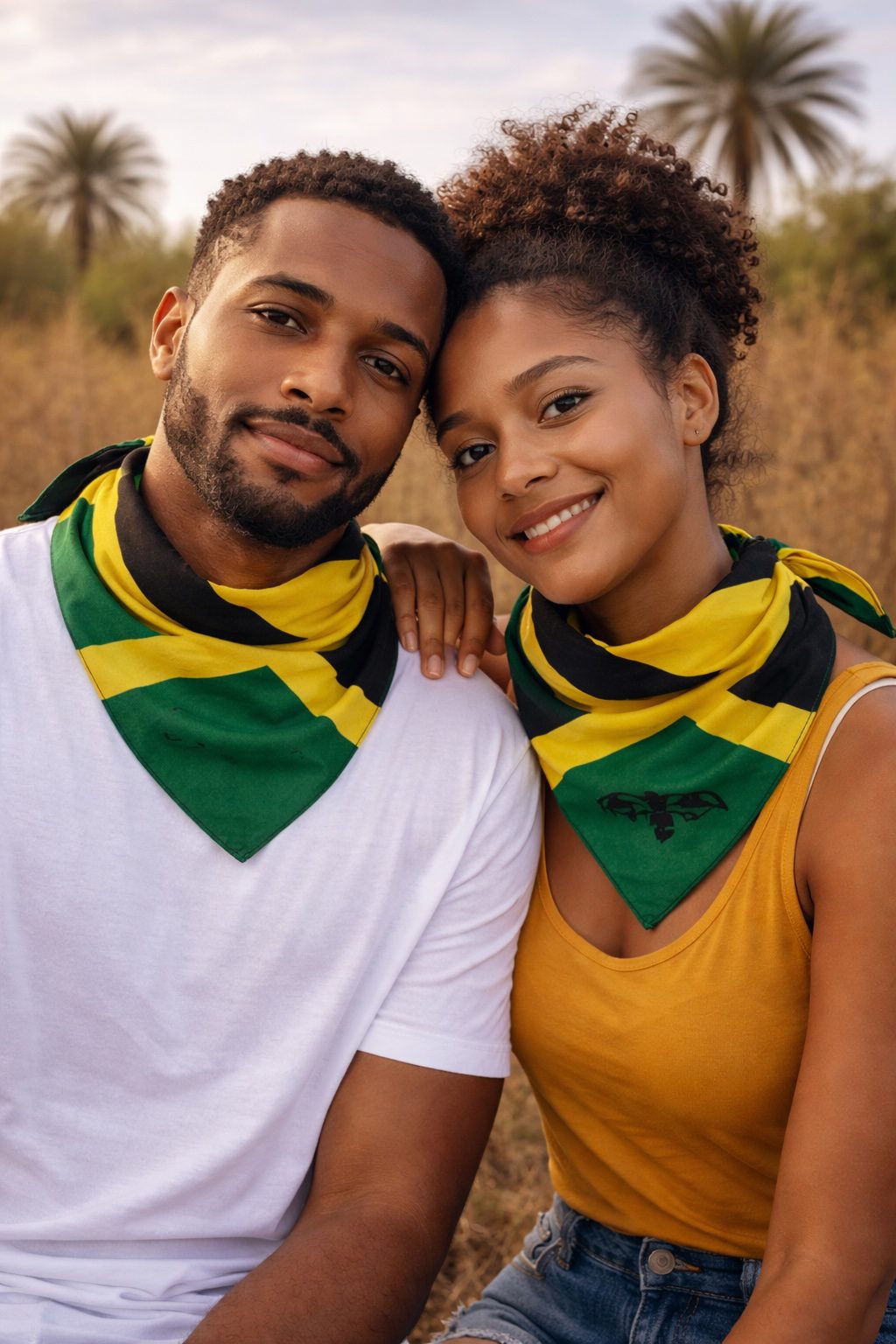 Country Flag Print Bandana