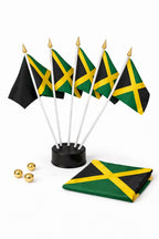 Jamaica National Flag – Large, Medium Handheld & Tabletop Mini Flag Options