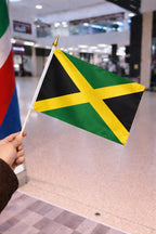 Jamaica National Flag – Large, Medium Handheld & Tabletop Mini Flag Options