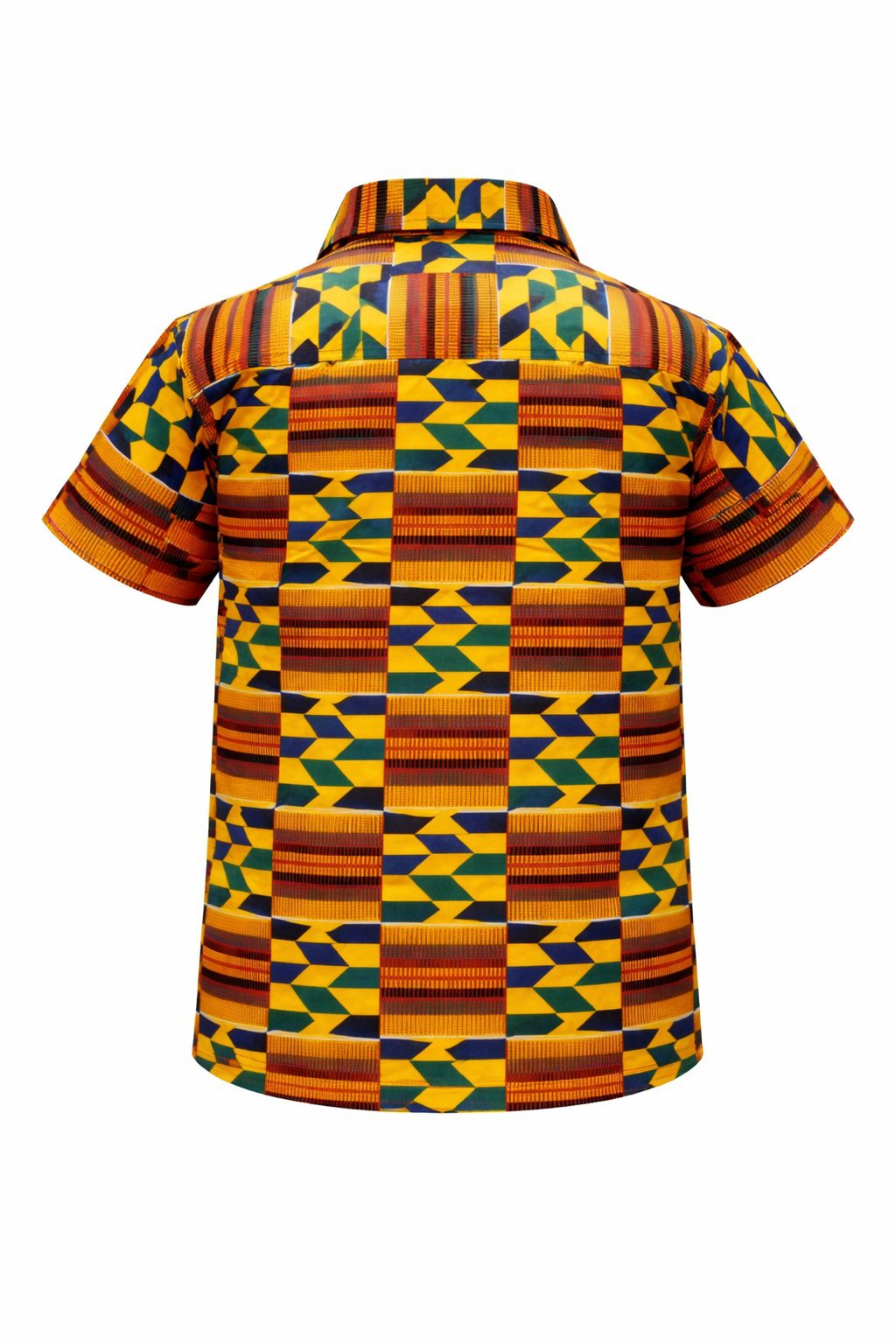 Kente Print Ankara Shirt for Kids – Handmade – Alik