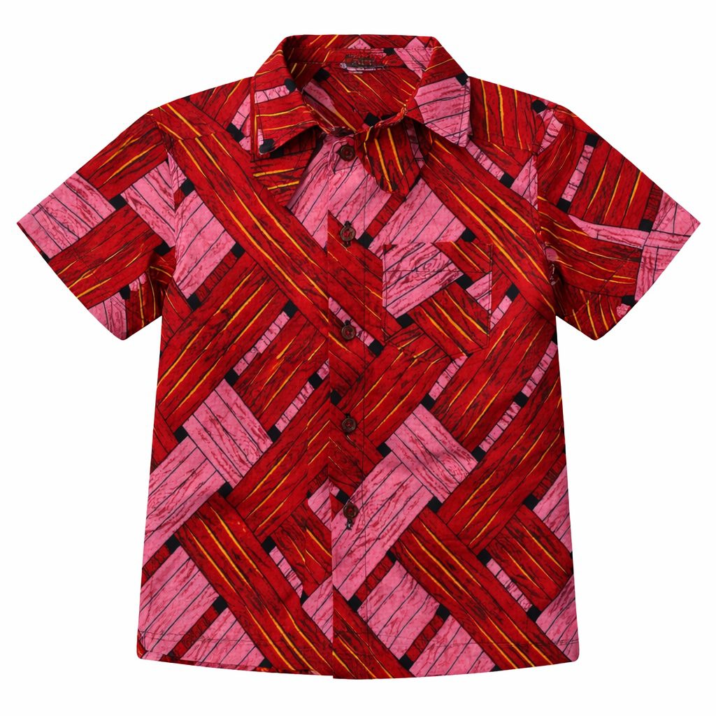 Boys African Print Shirt for Cultural Day | Kids Traditional Outfit