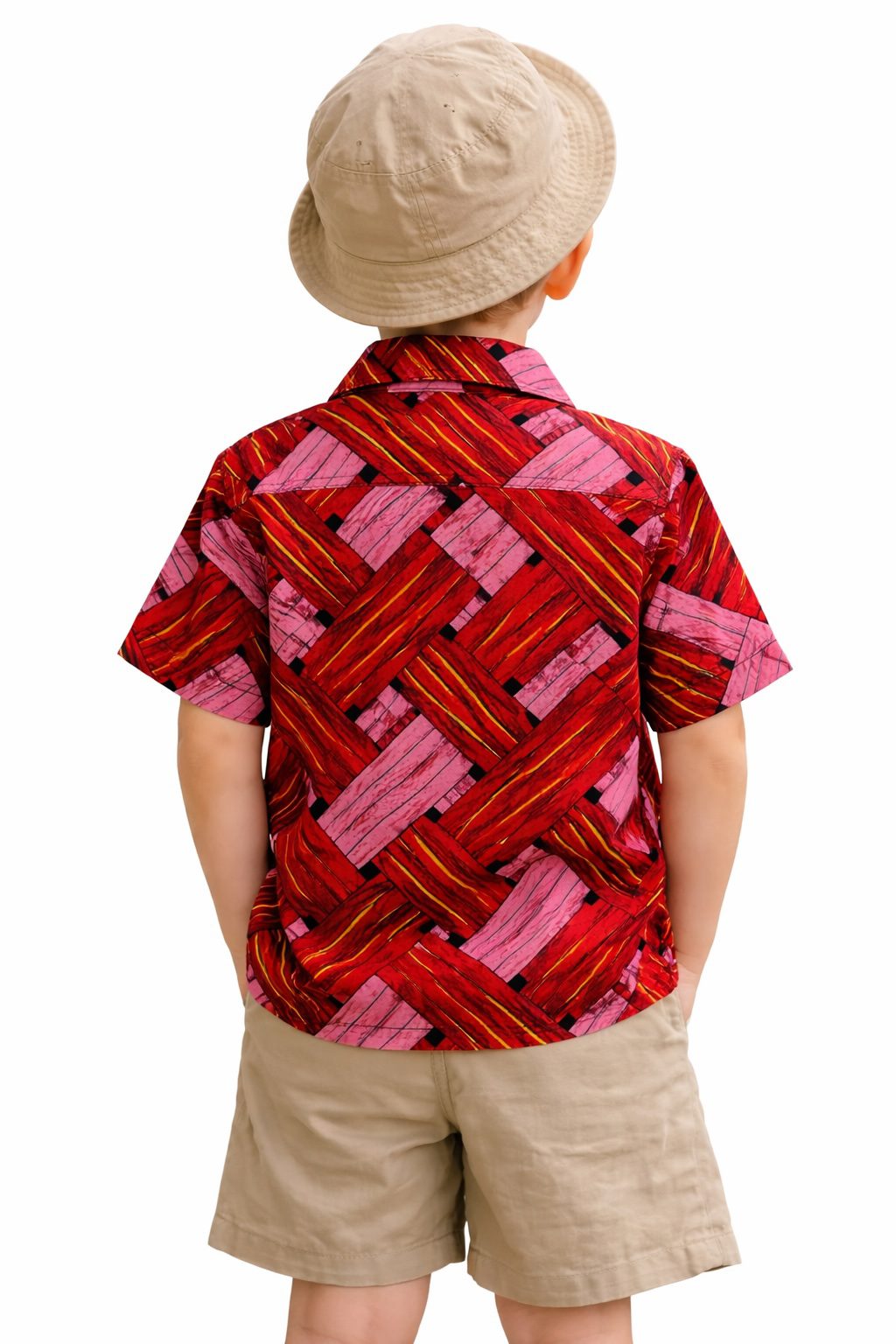Boys African Print Shirt for Cultural Day | Kids Traditional Outfit