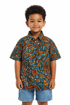Kids African Print Shirt