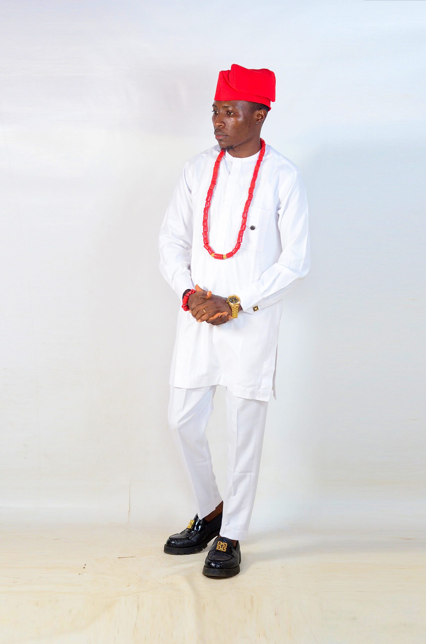 Authentic Traditional Yoruba Asooke Hat for Men