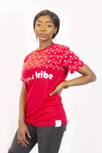 Ultimate Origin & Tribe Supreme Wave Bold Red WomenTee