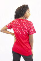 Ultimate Origin & Tribe Supreme Wave Bold Red WomenTee