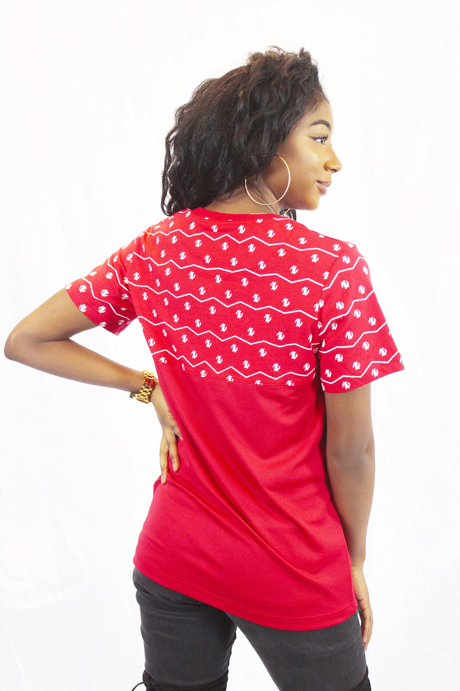 Ultimate Origin & Tribe Supreme Wave Bold Red WomenTee