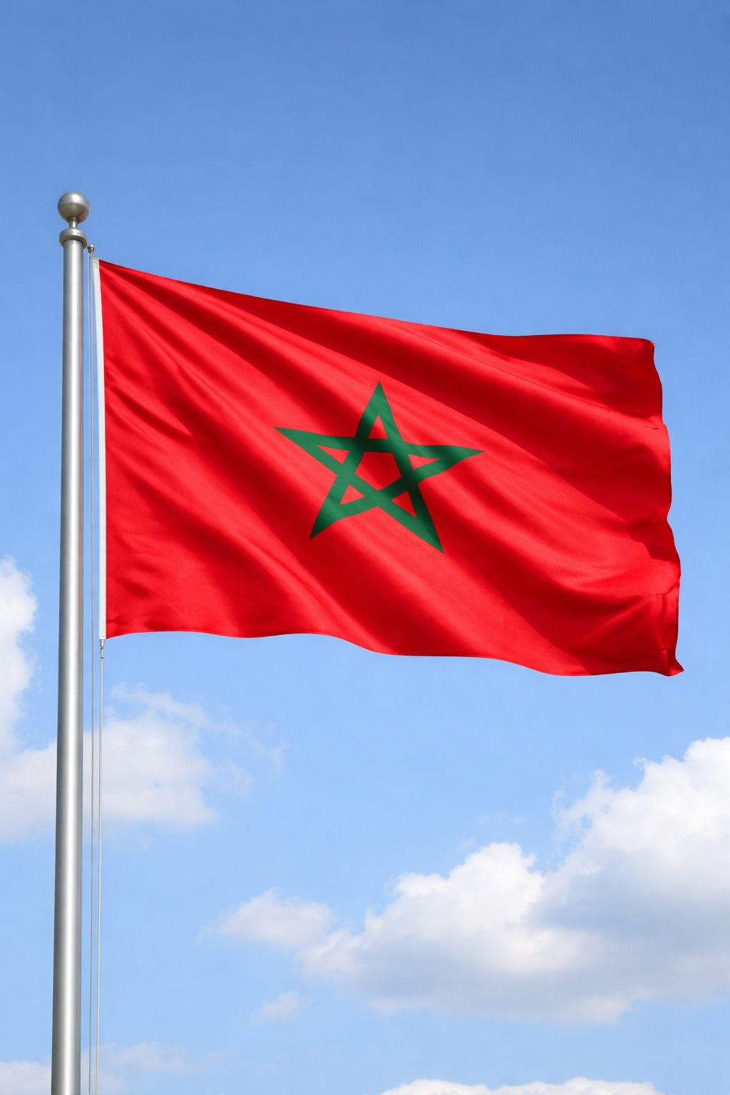 Morocco National Flag – Large, Medium Handheld & Tabletop Mini Flag Options