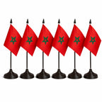 Morocco National Flag – Large, Medium Handheld & Tabletop Mini Flag Options
