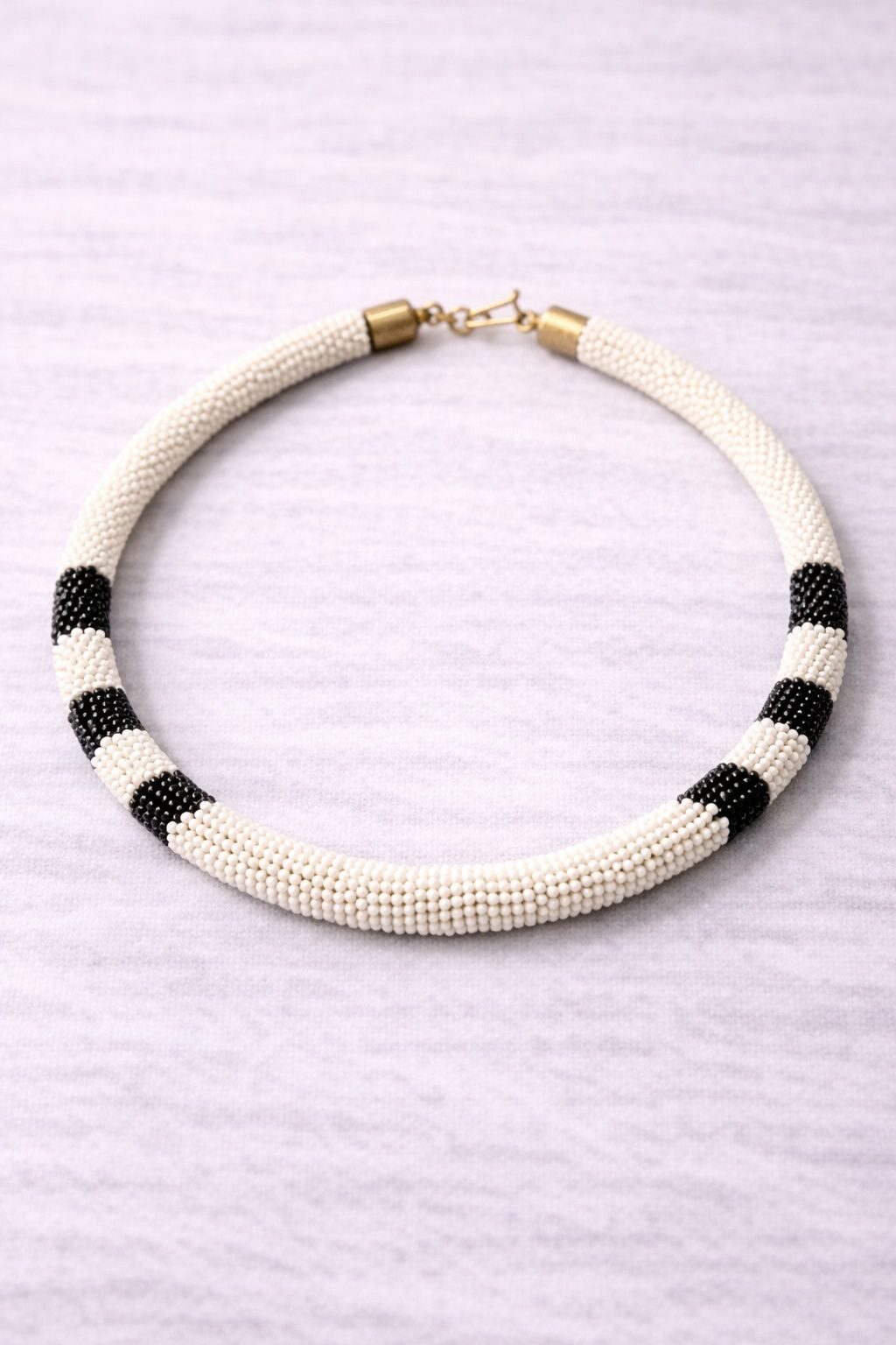 Handcrafted Beaded Collar Necklace – Bold Colour Edition