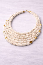 Multilayer Handcrafted Beaded Statement Necklace