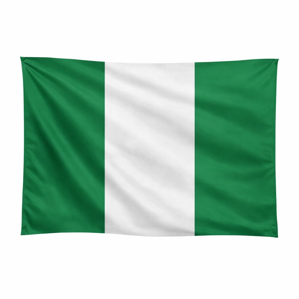 Nigeria National Flag – Large, Medium Handheld & Tabletop Mini Flag Options