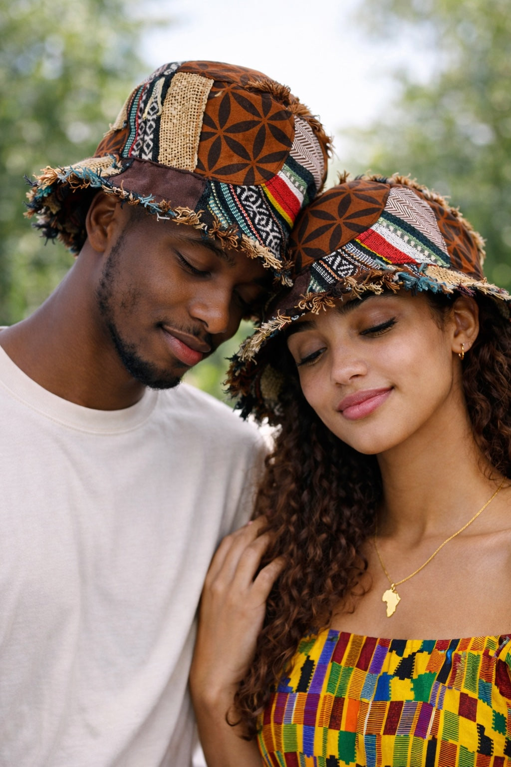 Abeer Trendy Patchwork Hemp Hat