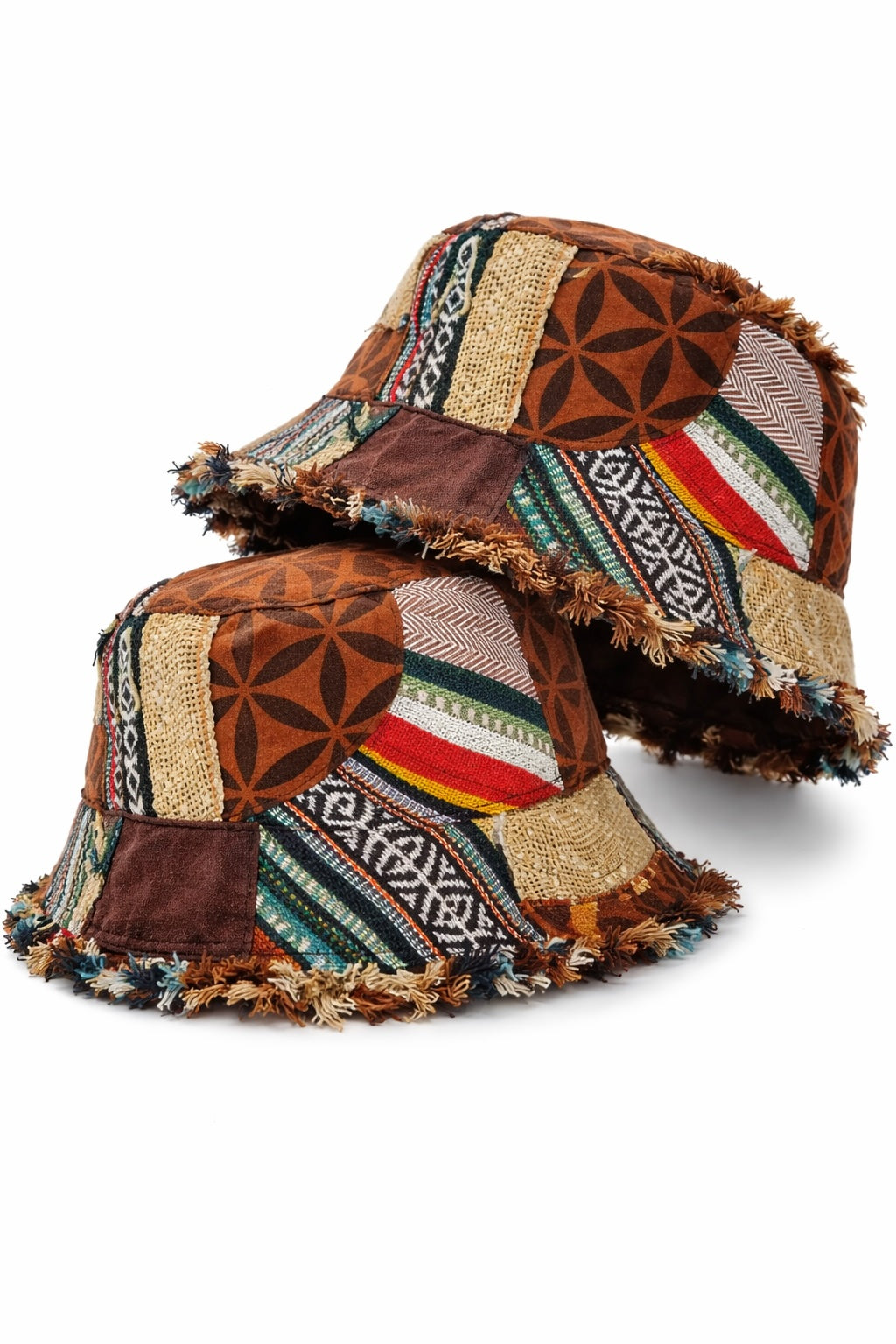 Abeer Trendy Patchwork Hemp Hat