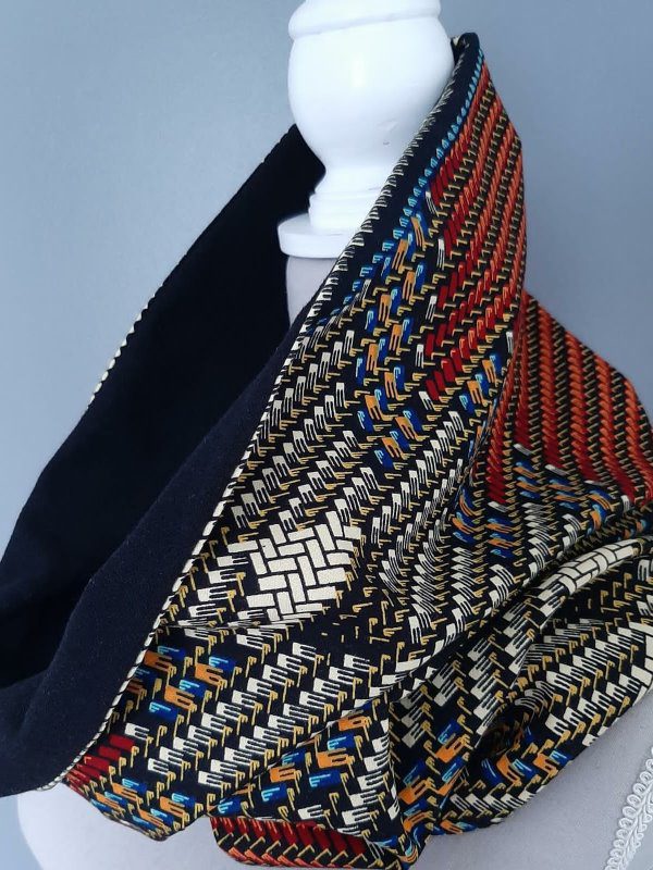 Urbi Ankara African Print Versatile Infinity Unisex Neck Scarf