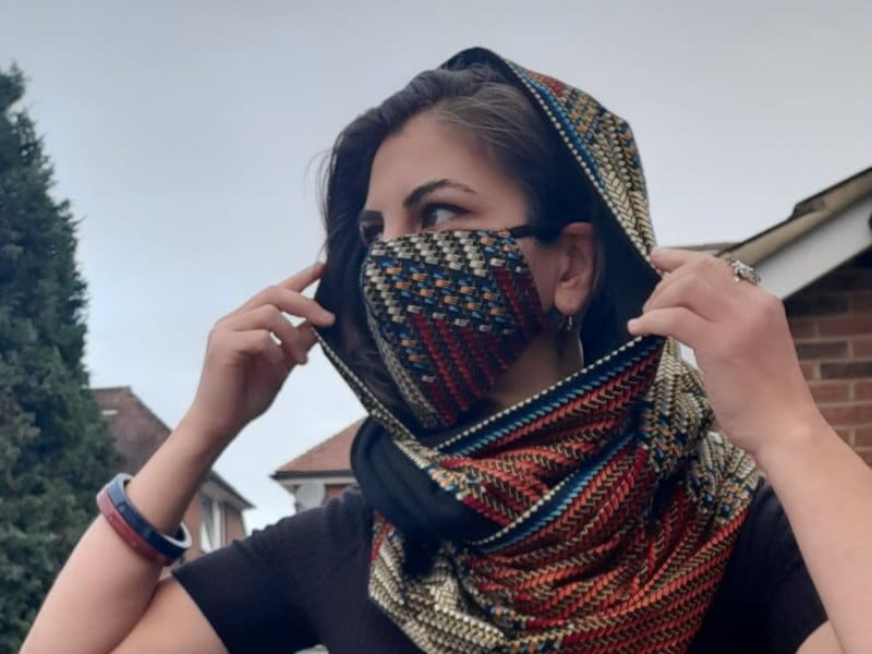 Urbi Ankara African Print Versatile Infinity Unisex Neck Scarf