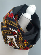 Tadla Ankara African Print Versatile Infinity Unisex Neck Scarf