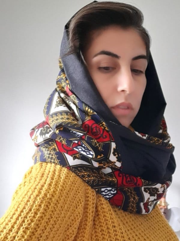 Tadla Ankara African Print Versatile Infinity Unisex Neck Scarf