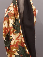 Leaf Print Ankara Unisex African Infinity Neck Scarf Snood