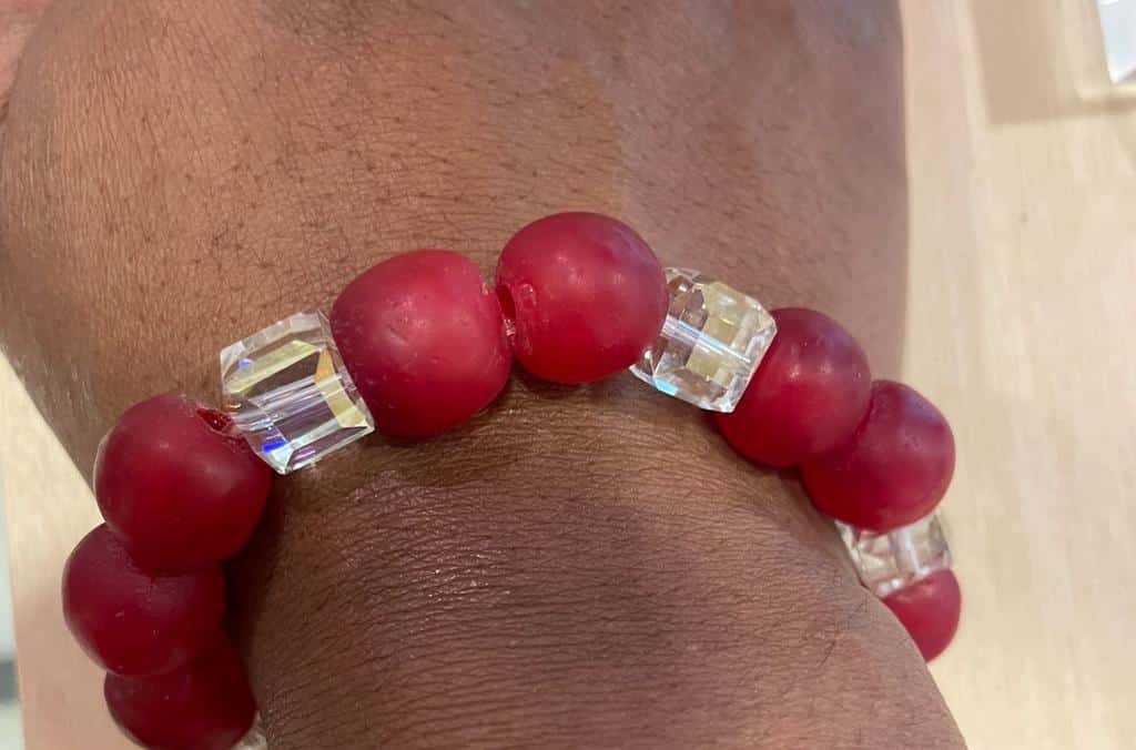Nisa Handmade Abstract Chunky Bracelet